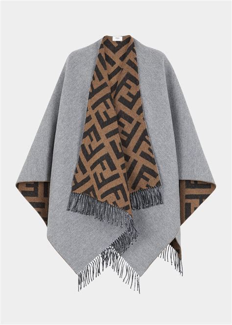 fendi men's scarves|Fendi cashmere poncho.